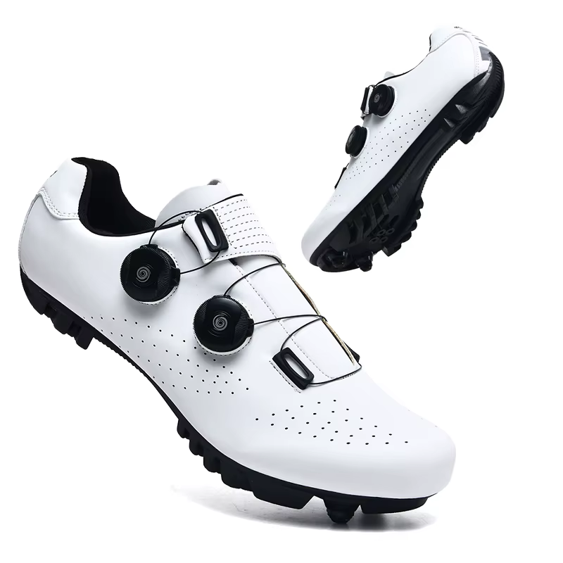 Baskets de cyclisme à pédales pour hommes et femmes, chaussures de vélo plates, à crampons, de vitesse Rb, auto-flocage, nouvelle collection 2023