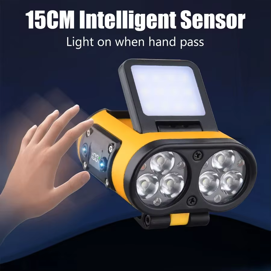 Lampe frontale à capteur avec Clip