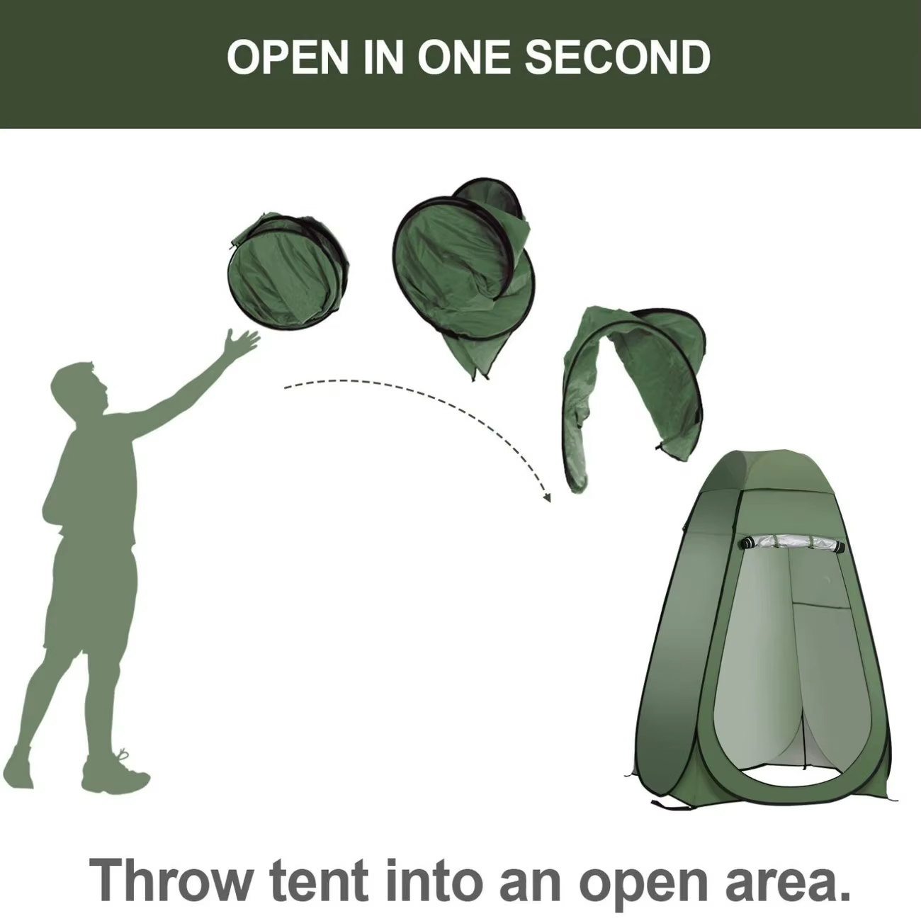 Tente extérieure multifonction : bain de camping portable
