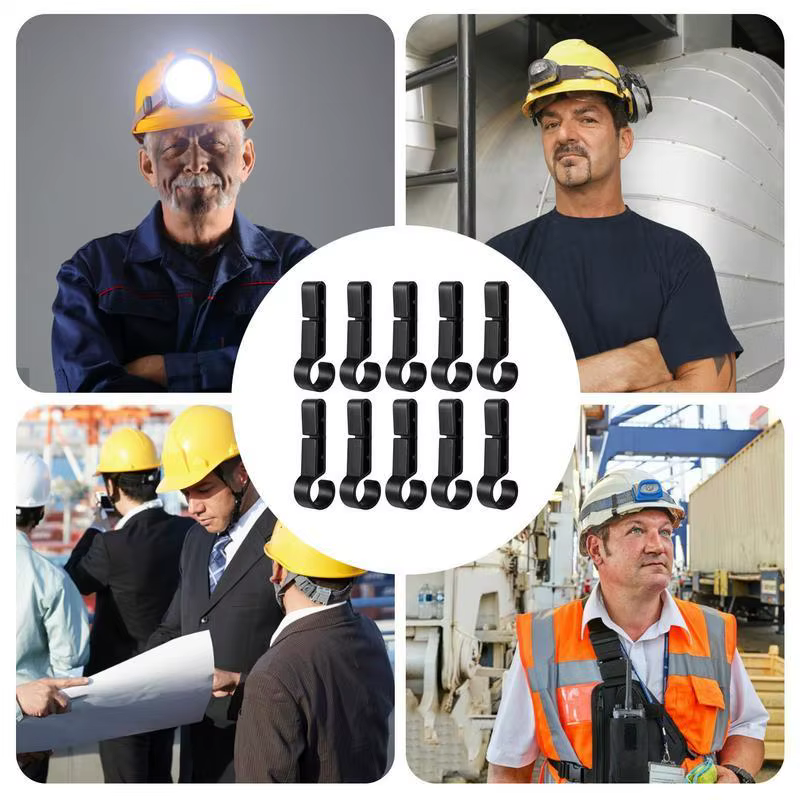 Clips de lampe frontale pour casque rigide