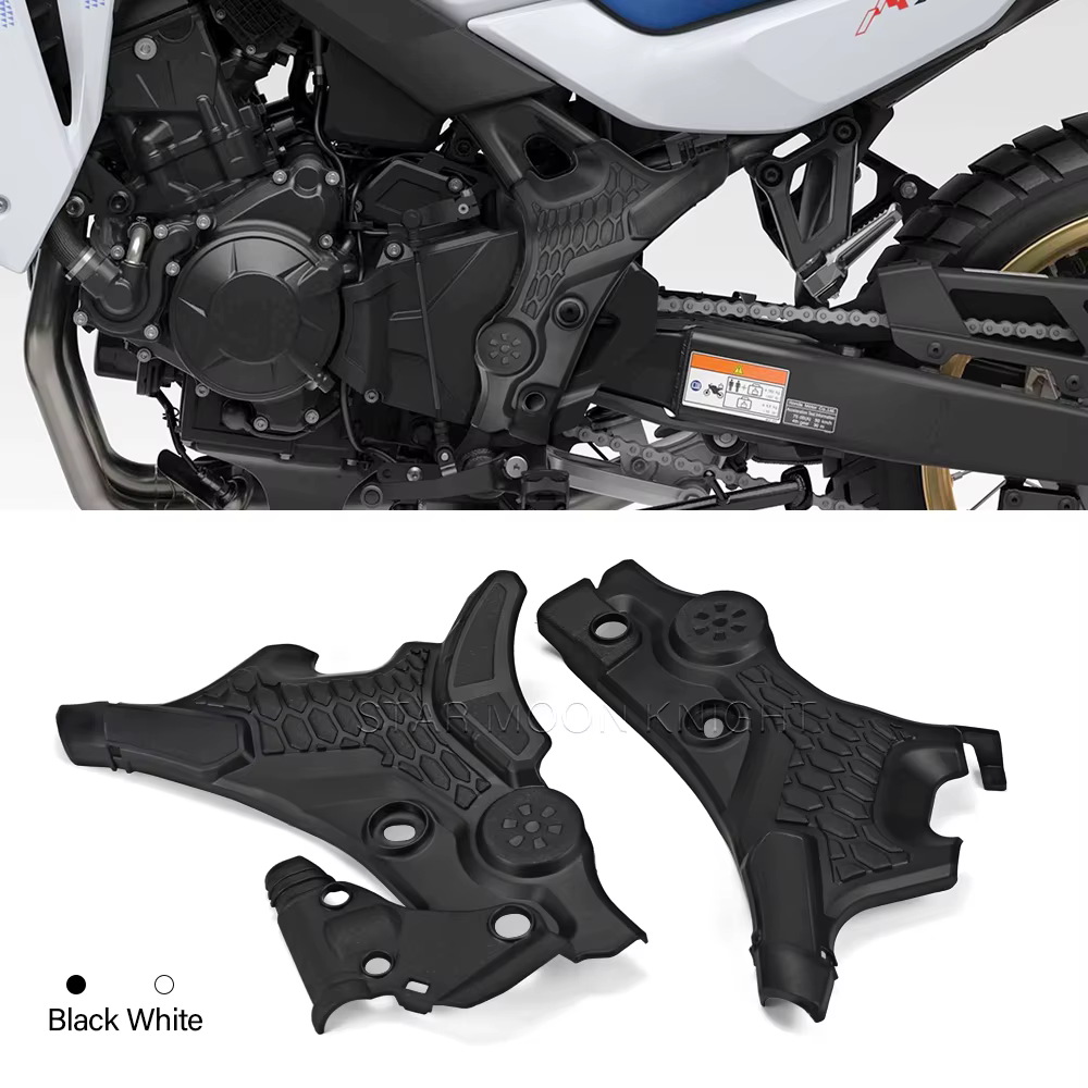 Accessoires de moto pour HONDA TRANSALP XL750 XL 750 2023 2024, une paire de couvercles de plaque de Protection de cadre, pare-chocs anti-rayures