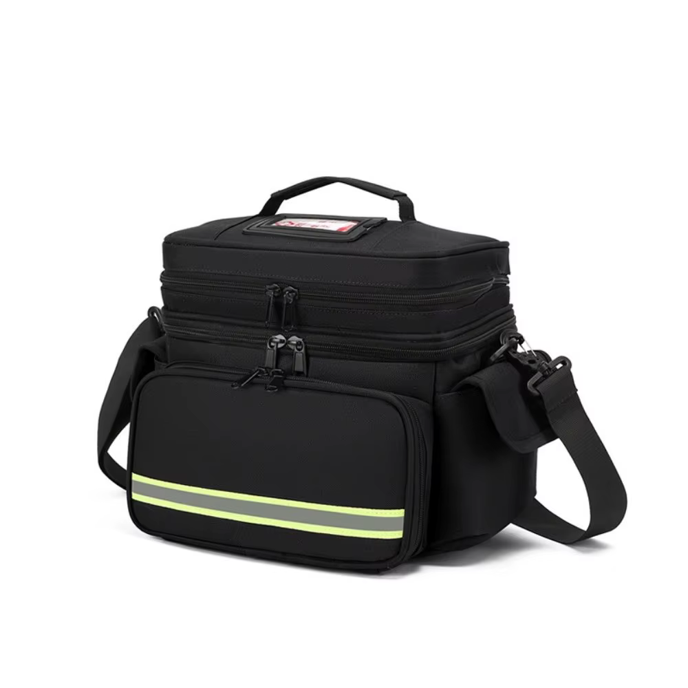 Sac à médicaments étanche Double couche, sauvetage d'urgence vide, sac de traumatologie d'urgence, fermeture éclair, multi-poches, organisateur de premiers intervenants