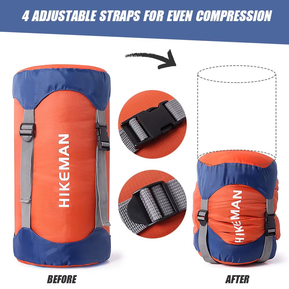 Sac de couchage sac de Compression Camping en plein air voyage vêtements sac de rangement doudoune sac