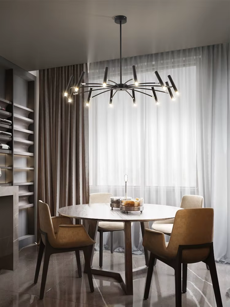 Lampe de salon, nouveau lustre de luxe pour chambre à coucher, lampes nordiques, ambiance moderne minimaliste pour la maison, luminaires de salle à manger