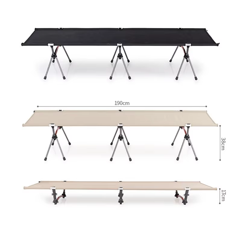 Lit de camping pliable