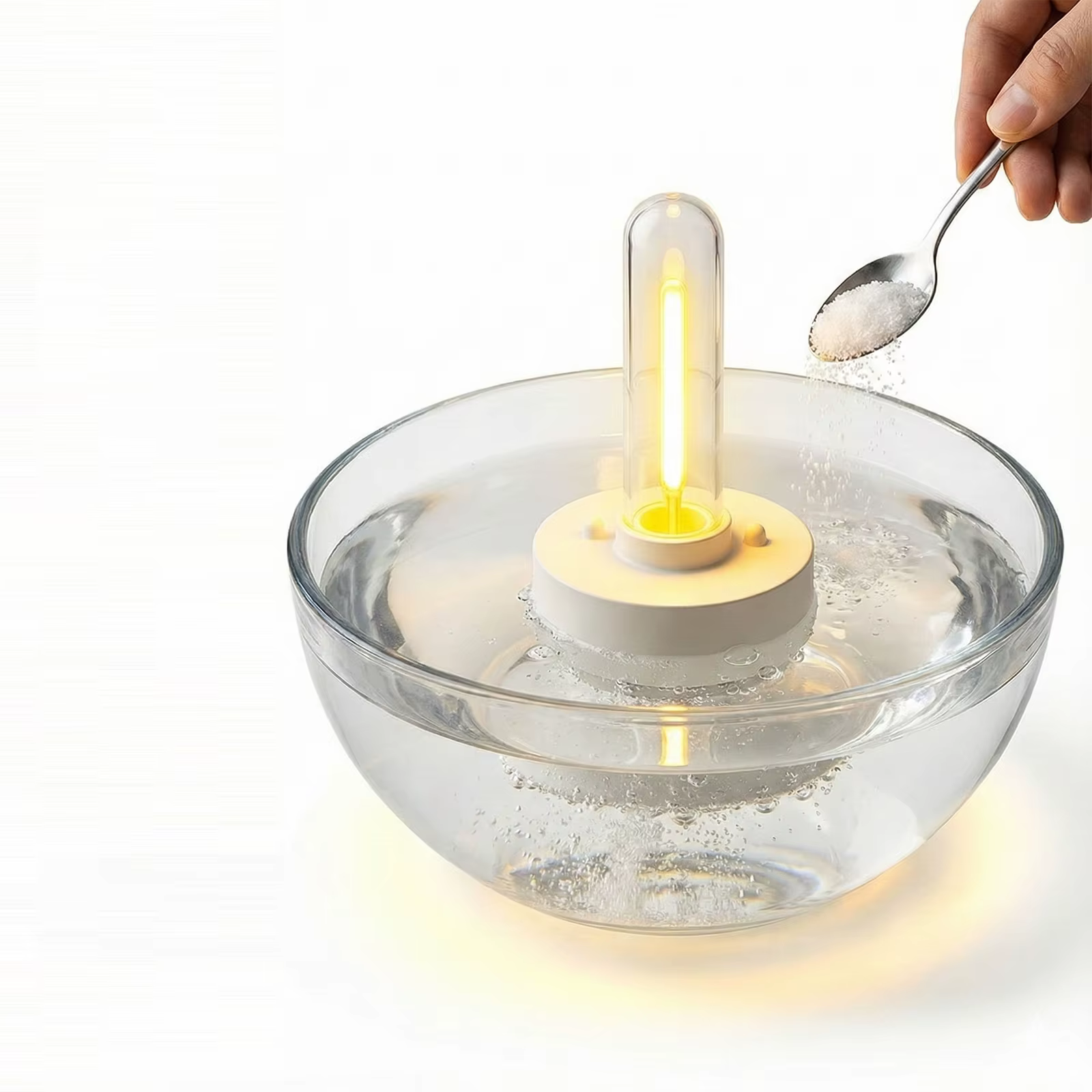 Lampe à sel sans batterie