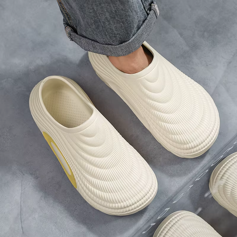 Baotou pantoufles pour hommes 2025 nouveau modèle antidérapant Anti-odeur sport extérieur sandales imperméables chaussures de travail de cuisine