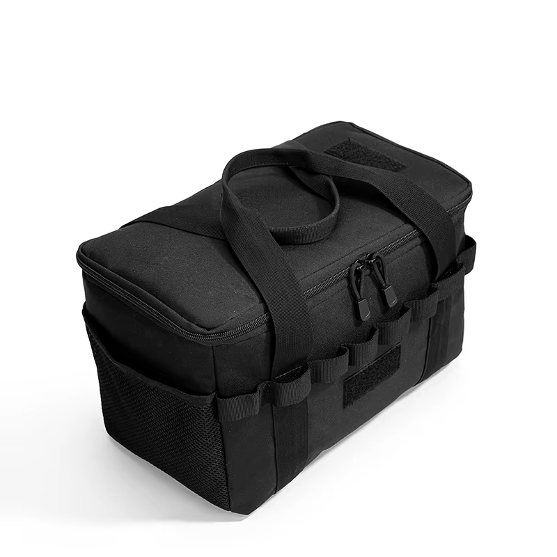 Sac tactique de camping en plein air - Sac de rangement multifonctionnel de grande capacité 14L pour outils et équipement de pique-nique avec plusieurs compartiments