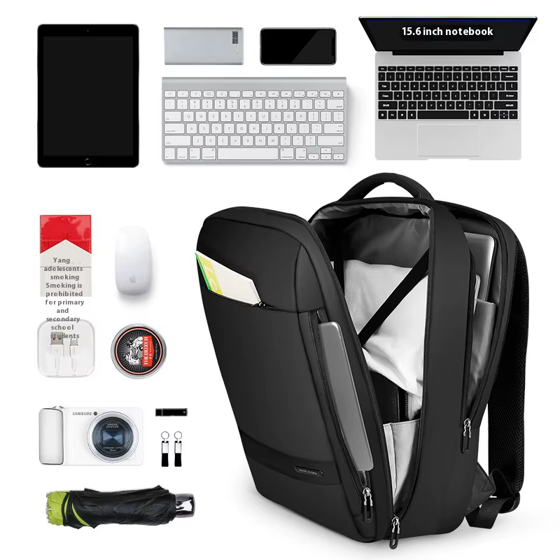 MARK RYDEN sac à dos de voyage hommes sac à dos d'affaires école extensible USB sac grande capacité 15.6 ordinateur portable étanche mode Backpac