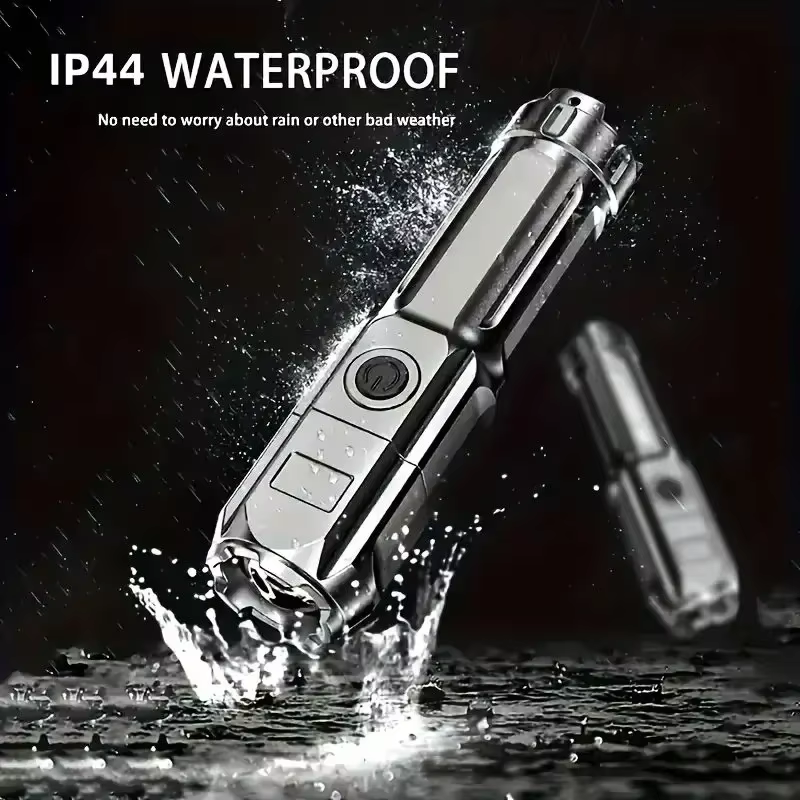 Puissante lampe de poche LED Rechargeable USB étanche Zoom pêche chasse Camping 100.00 Lumen