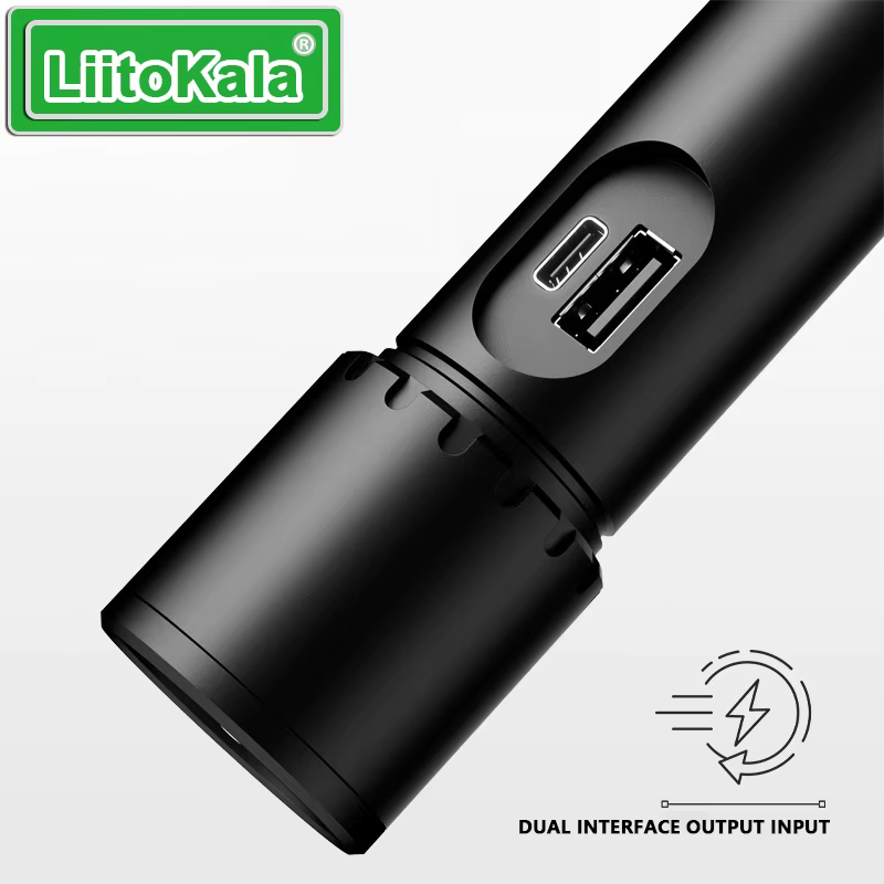 Lampe de poche Ultra lumineuse LF-X725 21700 3500mAh batterie éclairage 1500LM 20W portée 500m