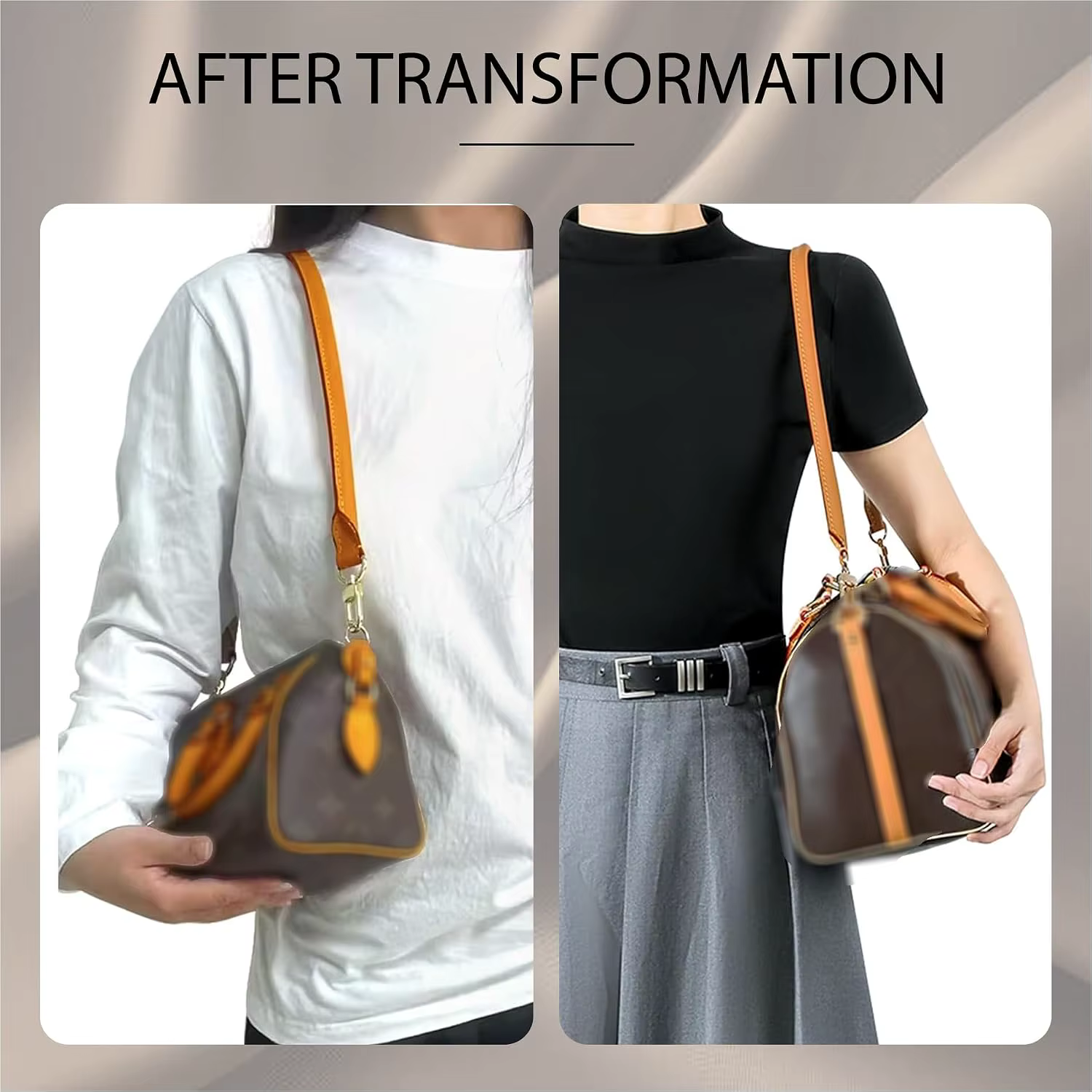 Sangle de sac en cuir Vachetta véritable pour Speedy 20 25 30, sangles d'épaule, ceintures longues, accessoires de remplacement pour sacs