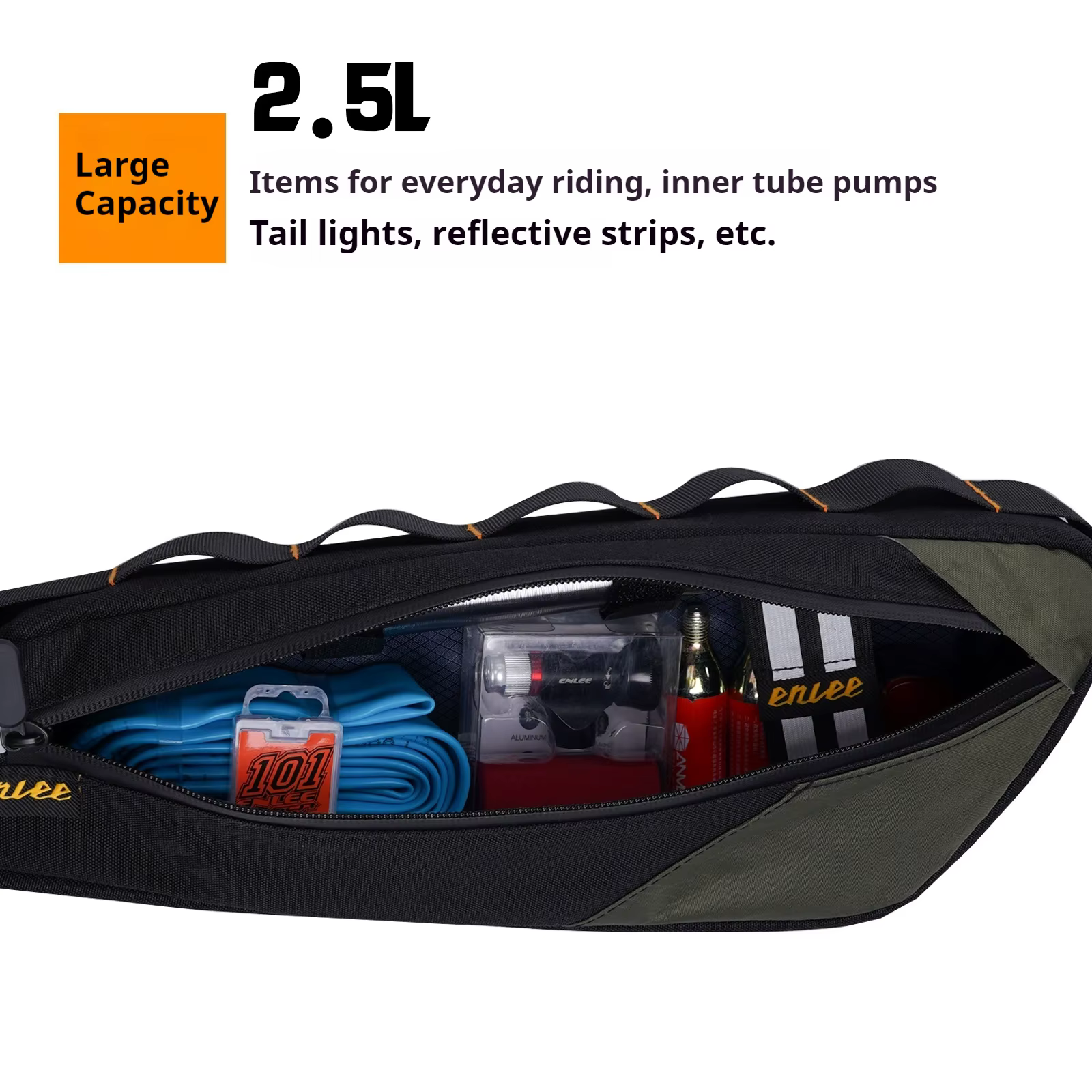 Sac de rangement pour dégager de vélo de route et VTT