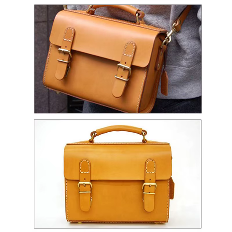 Sac à bandoulière en cuir fait à la main