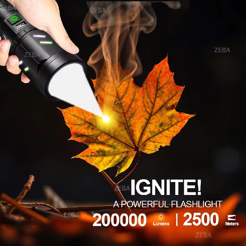 1000000 LM – lampe de poche Ultra-haute et puissante