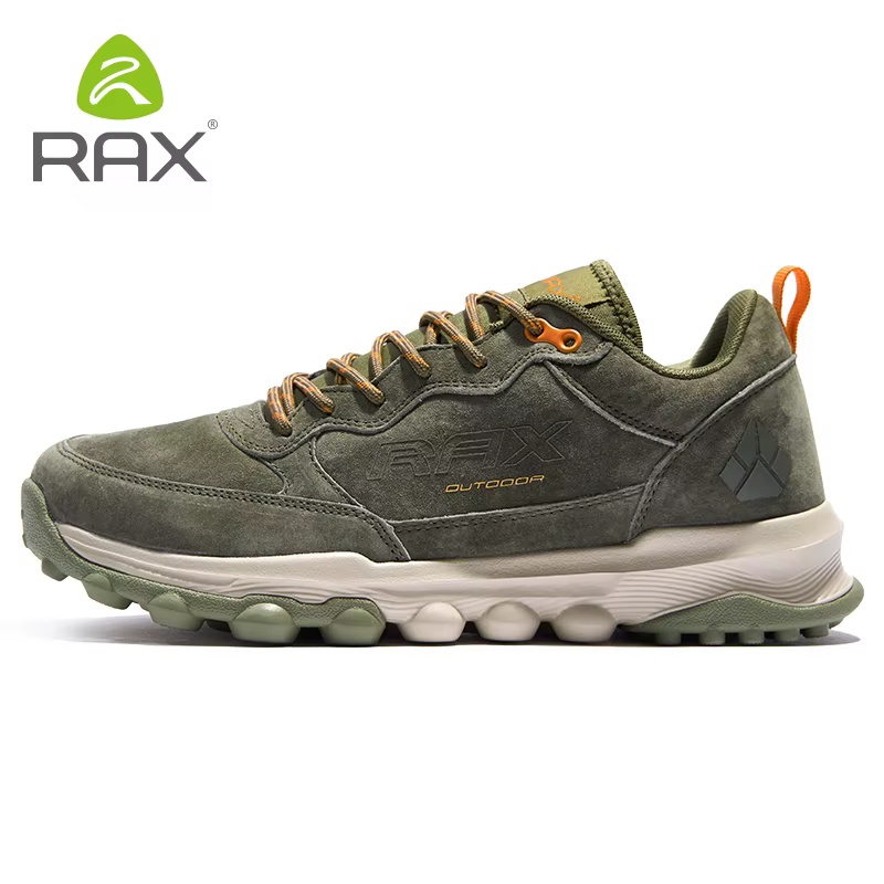 RAX 2025 Nouveau produit : chaussures de randonnée rétro en peau de porc de qualité supérieure - Confortables