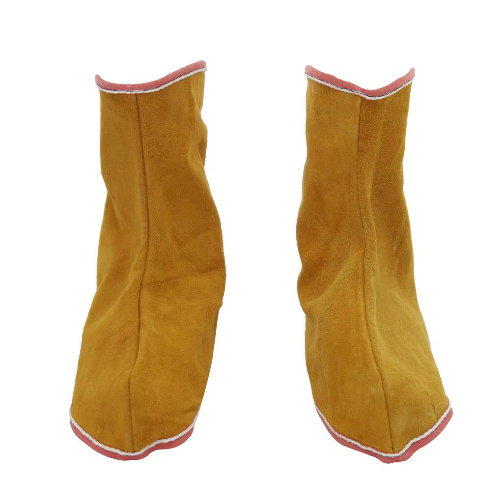 Spatule de Soudage en Cuir, Chaussures de Protection, Couvre-Pieds pour Soudeur, 1 Paire