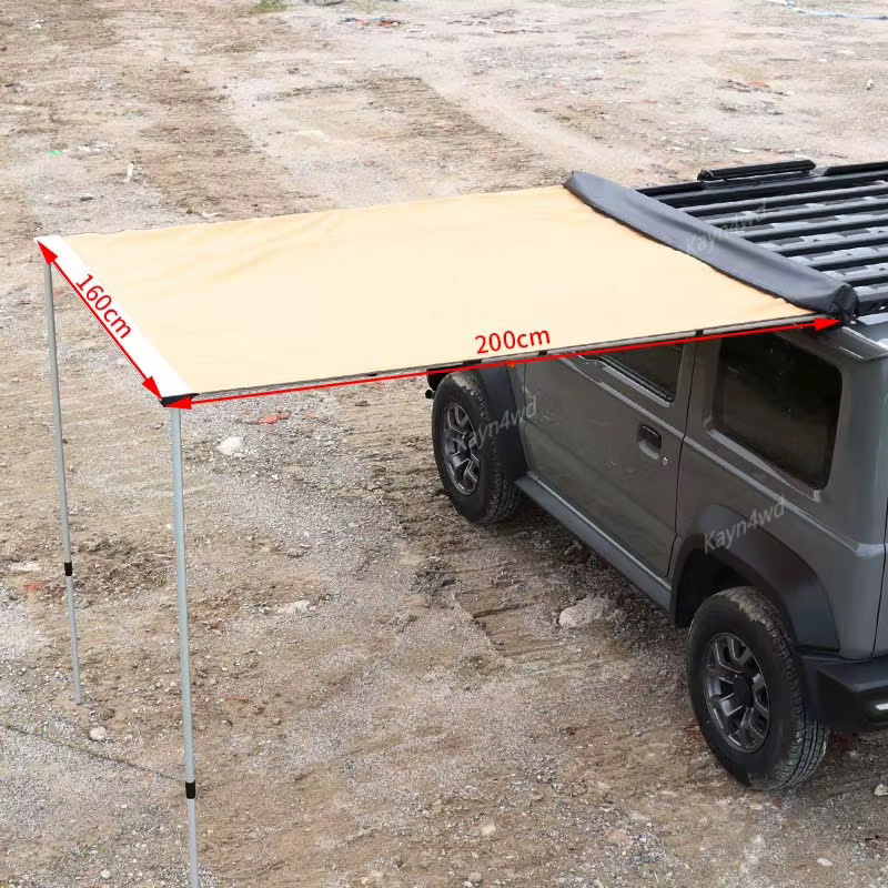 Bâche latérale de toit pour 4x4