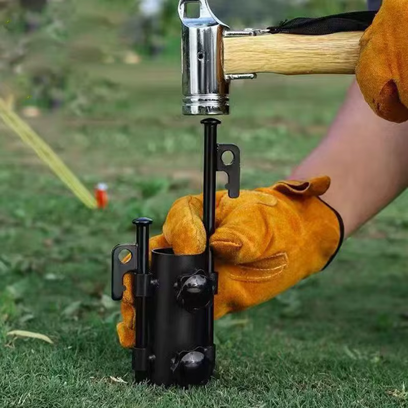 Accessoires fixes de plafond pour tente de Camping en plein air, bâche d'auvent, fixateur de poteau de Camp, équipement, tige de Support, Tube de fixation, outils d'extérieur, 1 pièce
