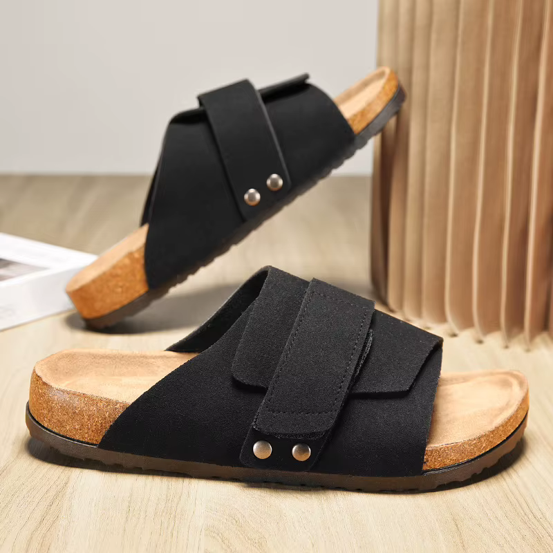 Sandales en liège multicolores pour couples