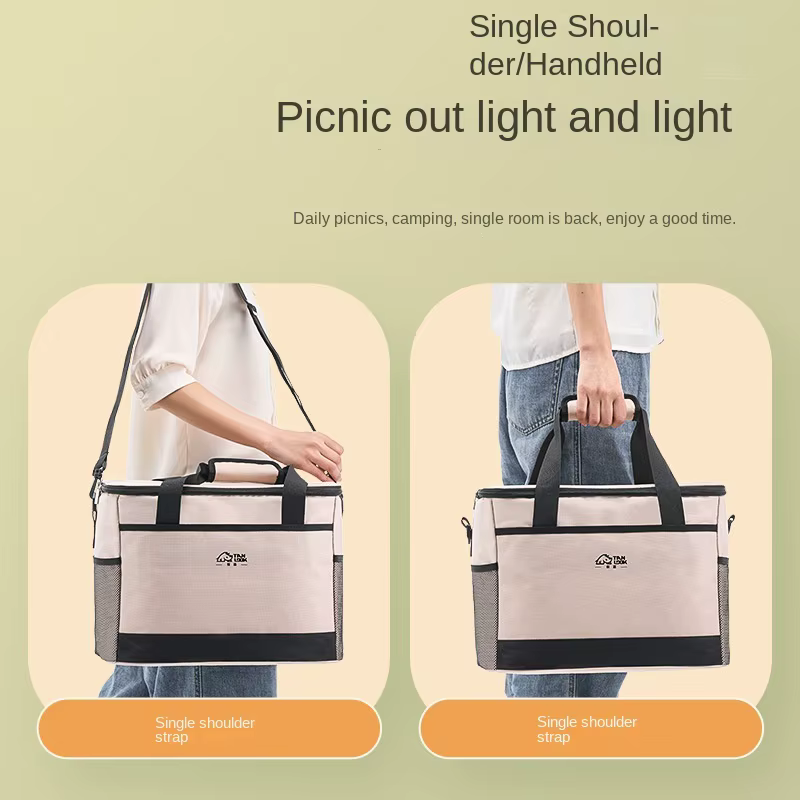 TANLU sac isolé sac de glace en plein air Portable Camping grande capacité étanche refroidisseur domestique