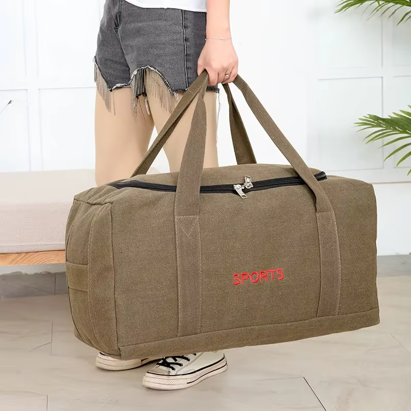 Sac à dos de voyage en toile de grande capacité