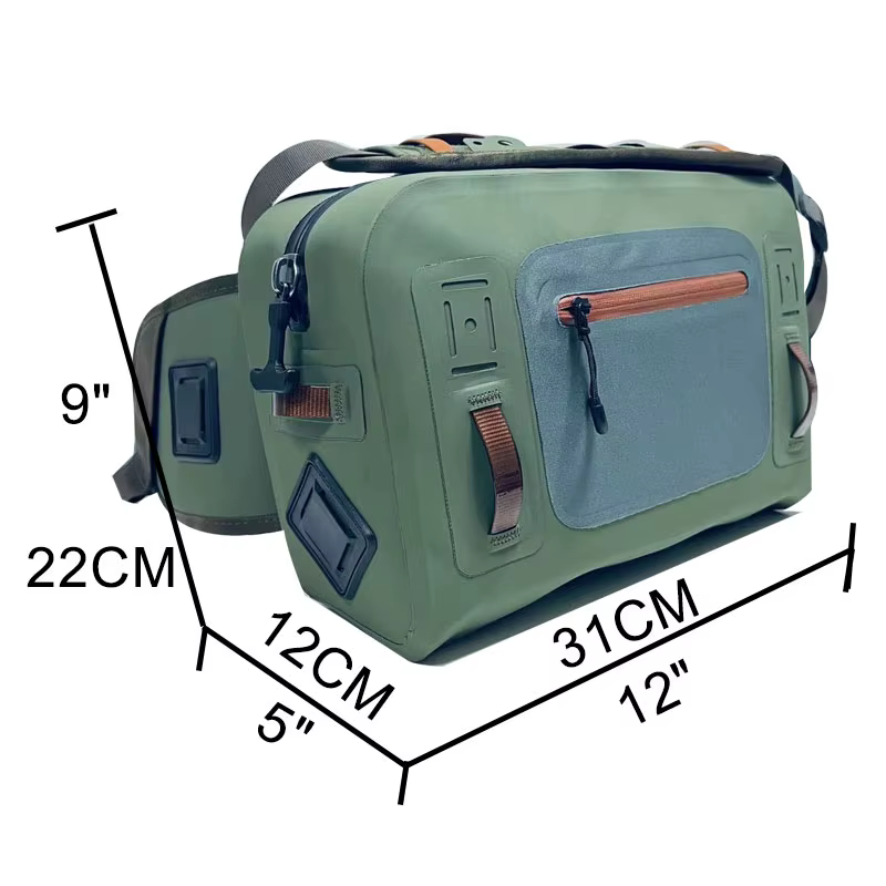 Sac sec étanche polyvalent pour pêche à la mouche