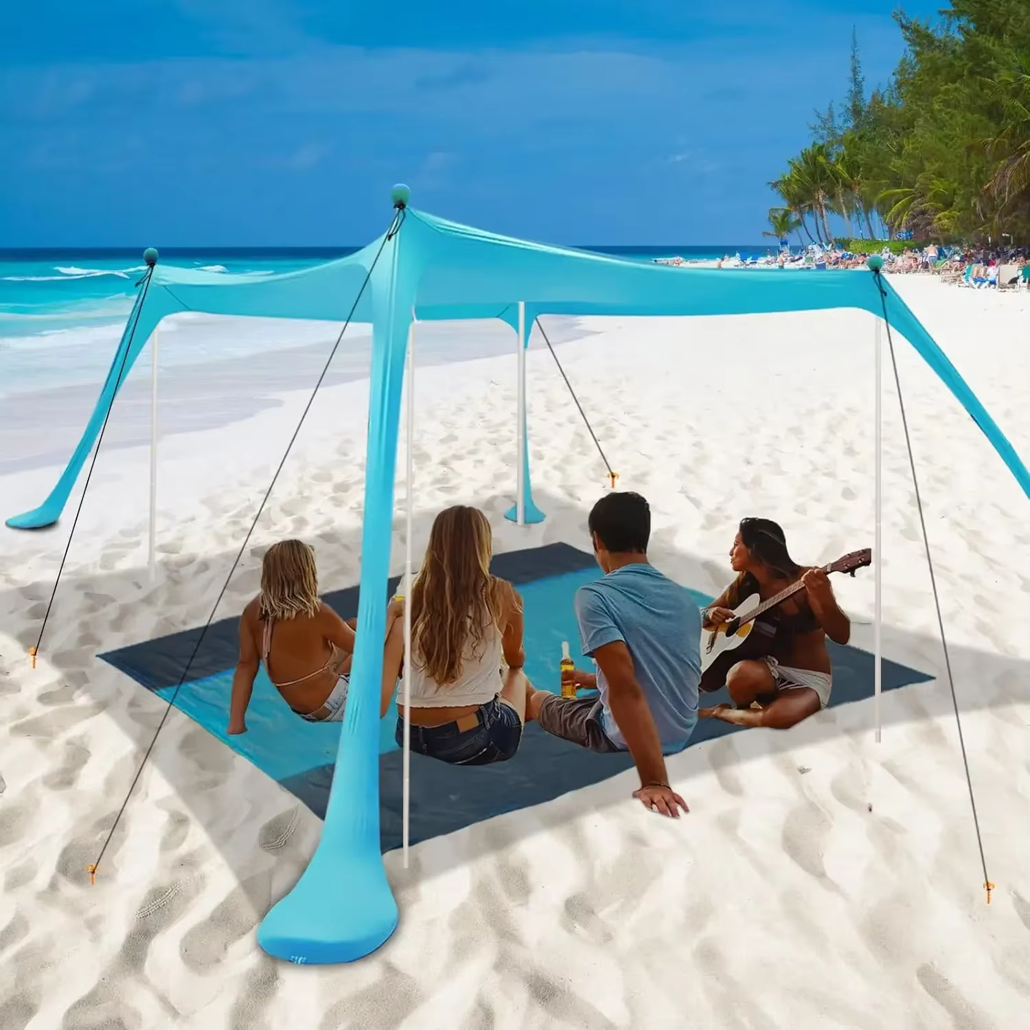 Auvent de plage portable pliable