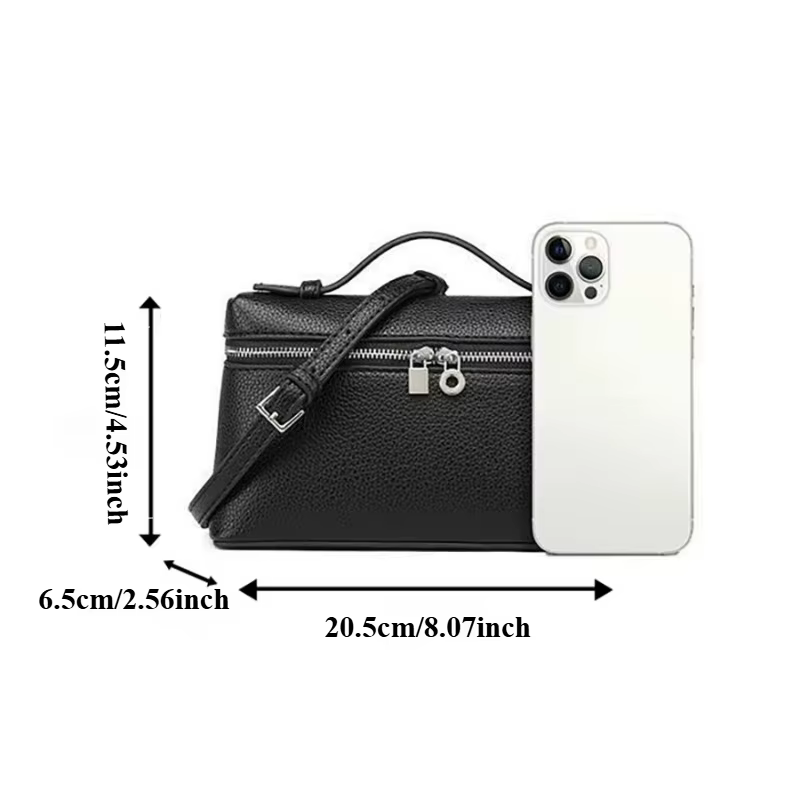 Sac photo tendance en cuir PU, mini sac exquis pour femme, sac à bandoulière, sac à main, petit sac bandoulière, trousse de maquillage, sensation premium