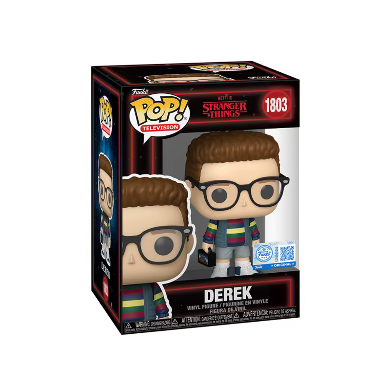 Figurines Funko Pop originales Stranger Things Derek Turnbow, jouets pour cadeau d'anniversaire