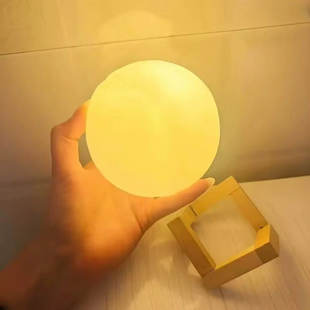 Lampe lunaire 3D, veilleuse