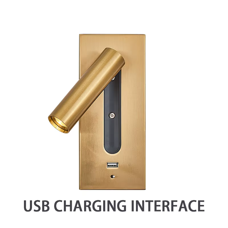 Lampe murale d'intérieur avec chargeur USB