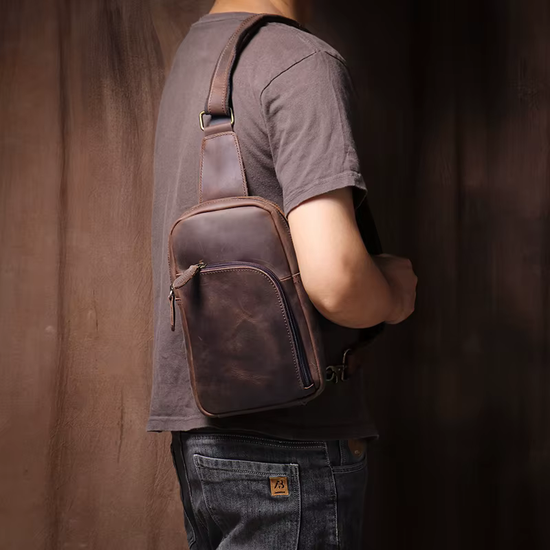 Sac à Dos Vintage en Cuir group pour le dehors