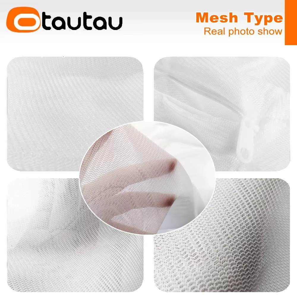 OAUTAU Housse de sac de rangement carré 140x180cm en maille unie