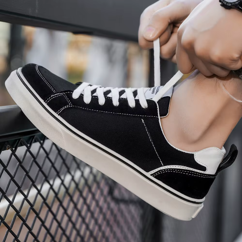 Nouvelles Chaussures en Toile pour Hommes 2026 – Baskets Décontractées Polyvalentes à Semelle Épaisse et Résistantes à l'Usure pour le Sport et le Travail – Tendance