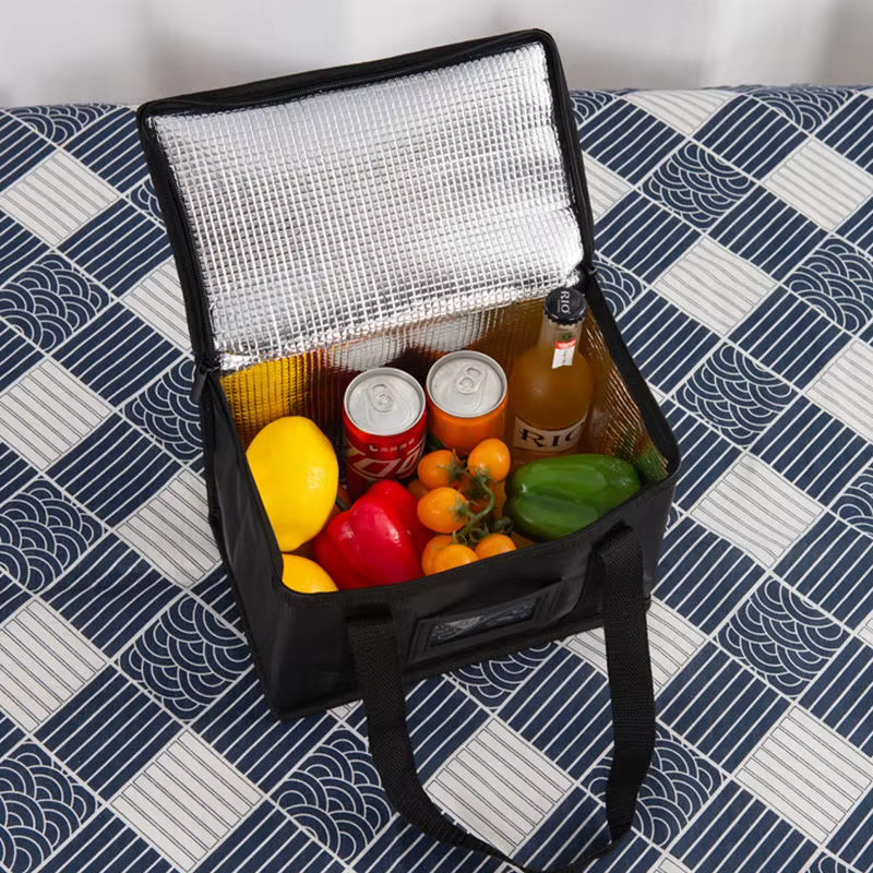 Sac isotherme thermique isolé 16-70L - Fourre-tout portable de grande capacité avec fermeture à glissière pour les pique-niques