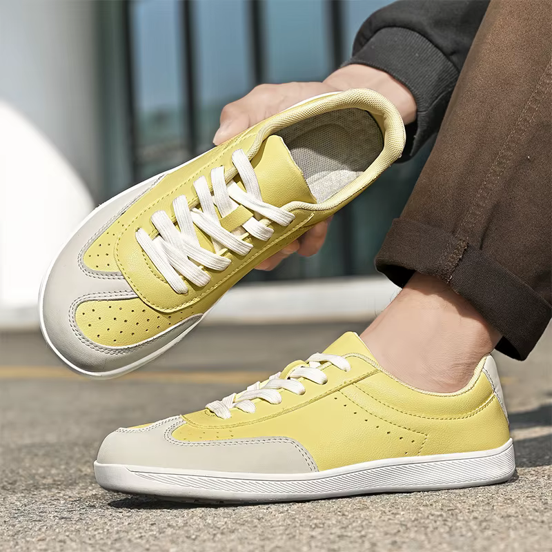 ELUVA chaussures pieds nus pour hommes boîte à bout large zéro goutte baskets minimalistes confortable course marche