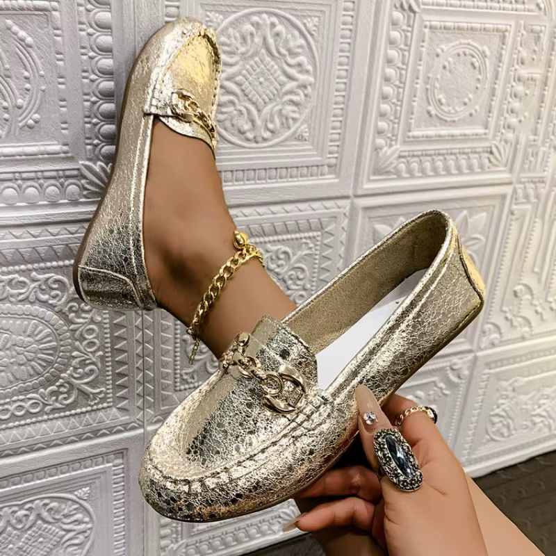 Chaussures confortables à semelle plate et souple pour femmes