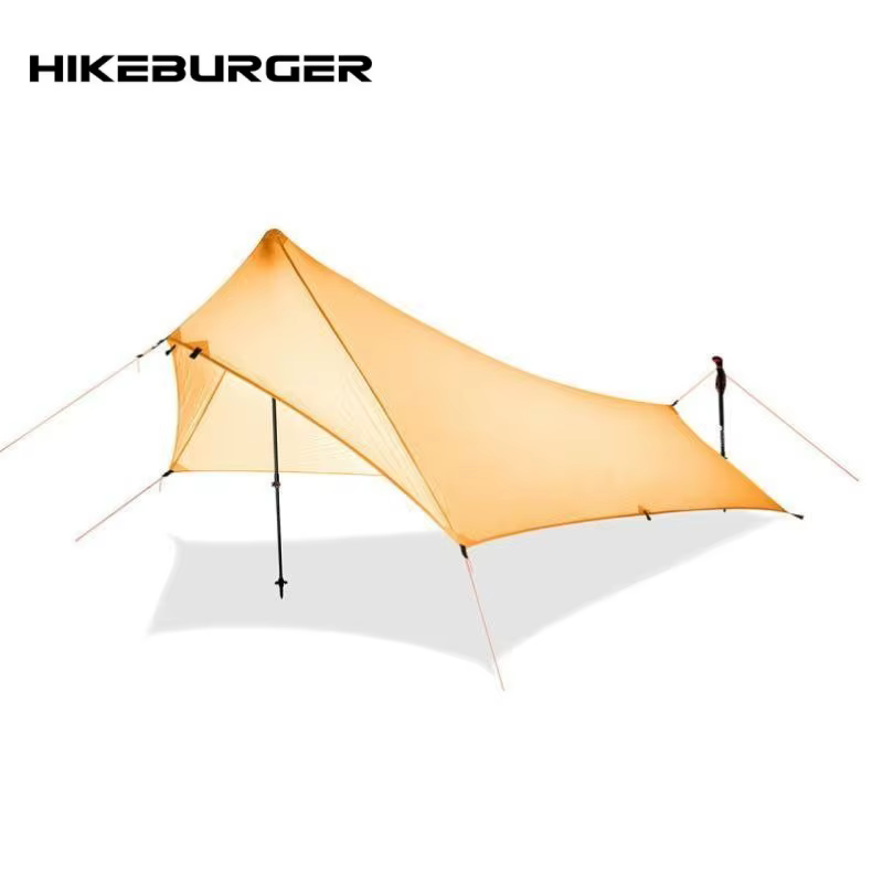 HIKEBURGER Xunshan 1P bâche tente Camping en plein air Mini abri configuration rapide ultraléger sac à dos randonnée étanche