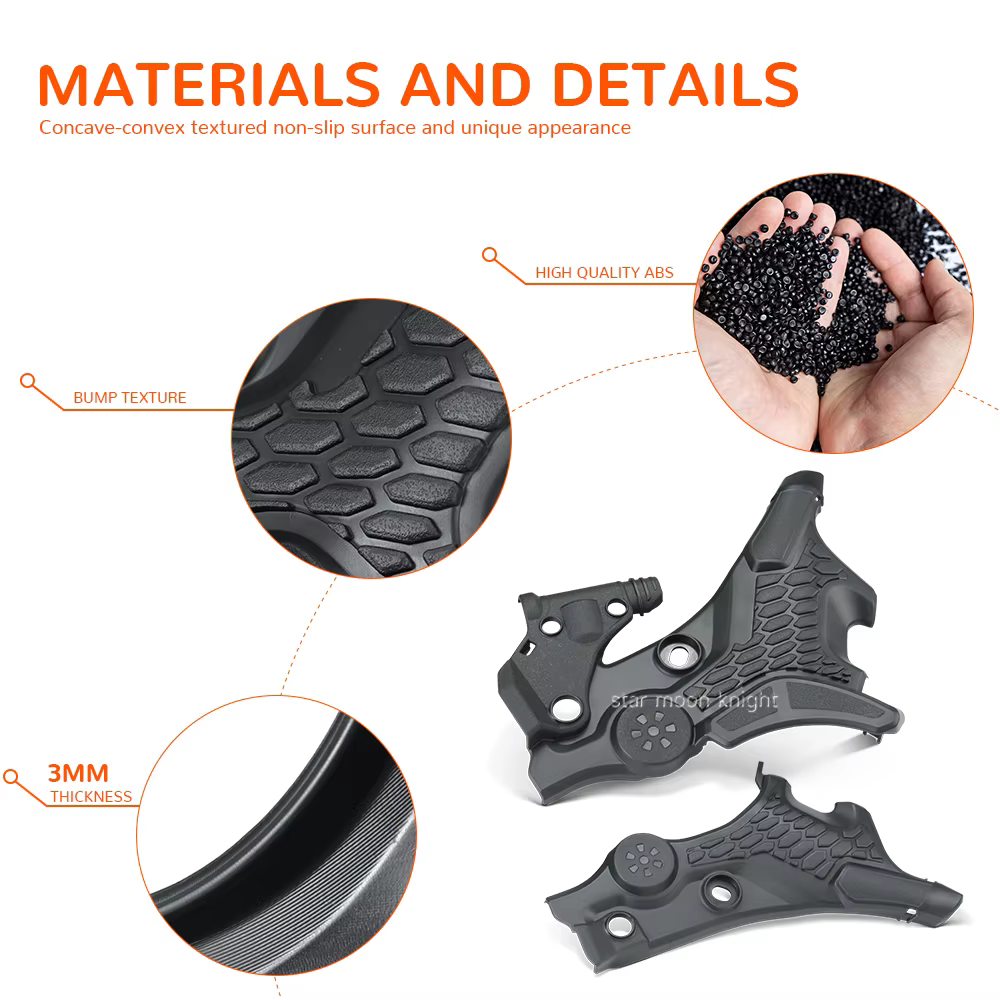 Accessoires de moto pour HONDA TRANSALP XL750 XL 750 2023 2024, une paire de couvercles de plaque de Protection de cadre, pare-chocs anti-rayures