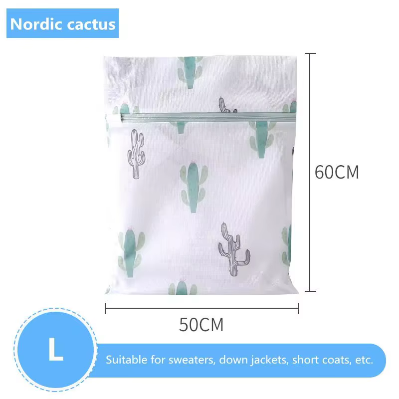 Sacs de lavage imprimés Cactus
