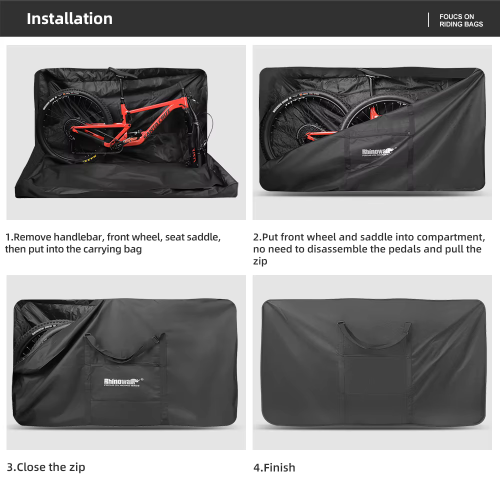 Bal inowalk-Sac de transport pour vélo de route et VTT