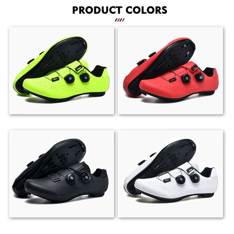 Baskets de cyclisme à pédales pour hommes et femmes, chaussures de vélo plates, à crampons, de vitesse Rb, auto-flocage, nouvelle collection 2023
