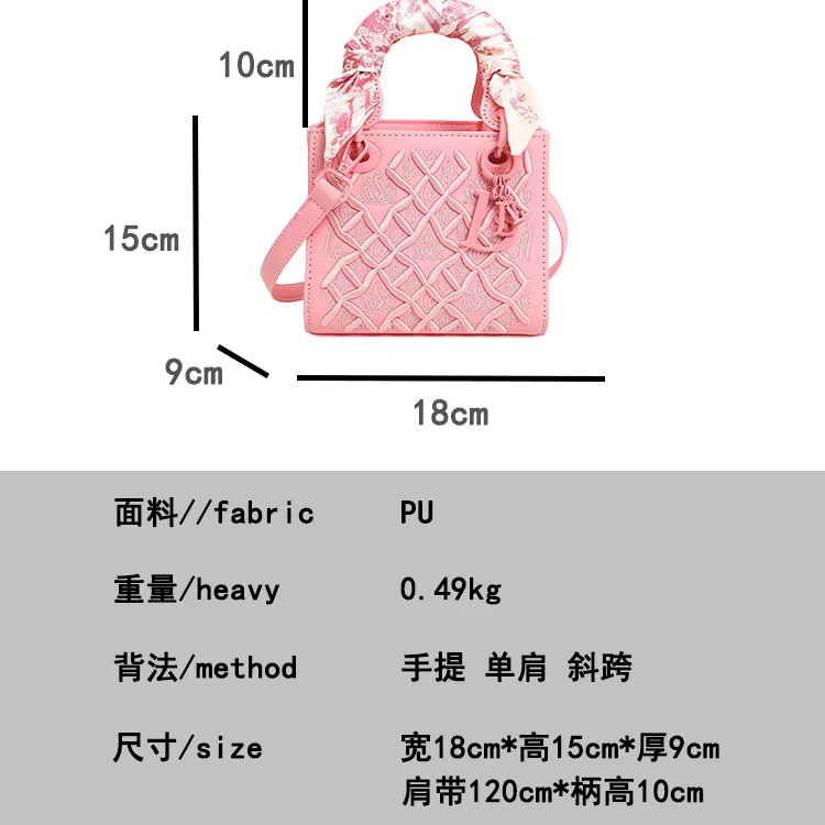 Sac à main de Concubine brodé artisanal polyvalent de luxe, sac à bandoulière pour femmes, nouvelle collection 2025
