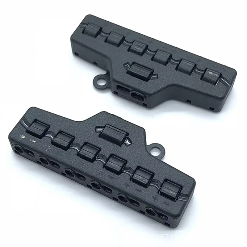 Boîte de partage de Port de modèle de Train ferroviaire, Port de Distribution 3/6, pour modèle Led SMD, système d'éclairage Miniature, lampe DC
