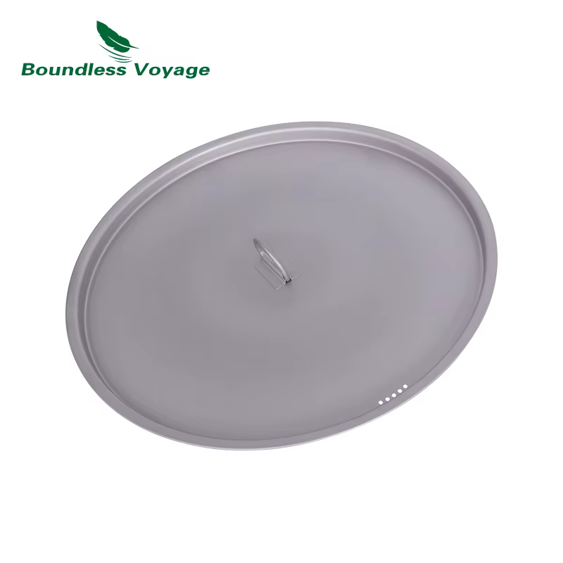 Boundless Voyage Camping en plein air Marmite 5 L Titane