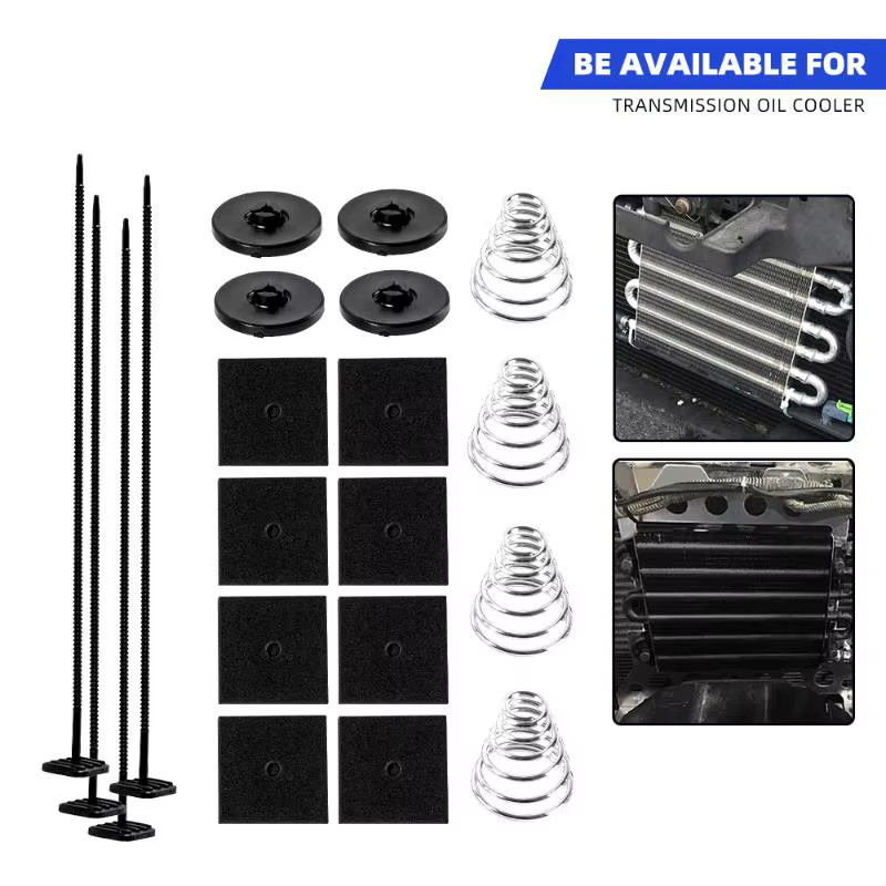 Accessoires pour ventilateur de radiateur de climatisation automobile : Kit de fixation avec serre-câbles, attaches, languettes et ressorts