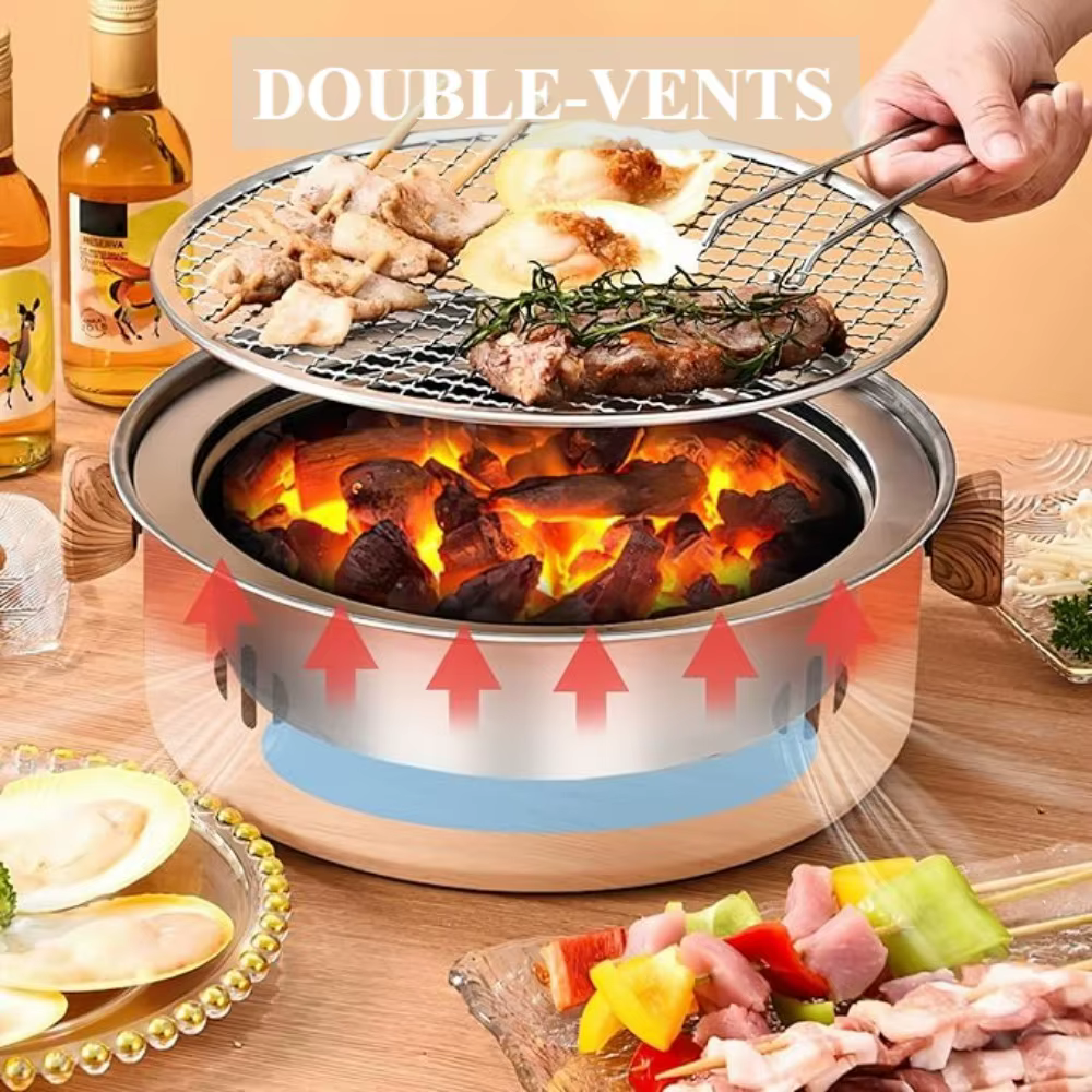 Poêle à Barbecue Portable polyvalente