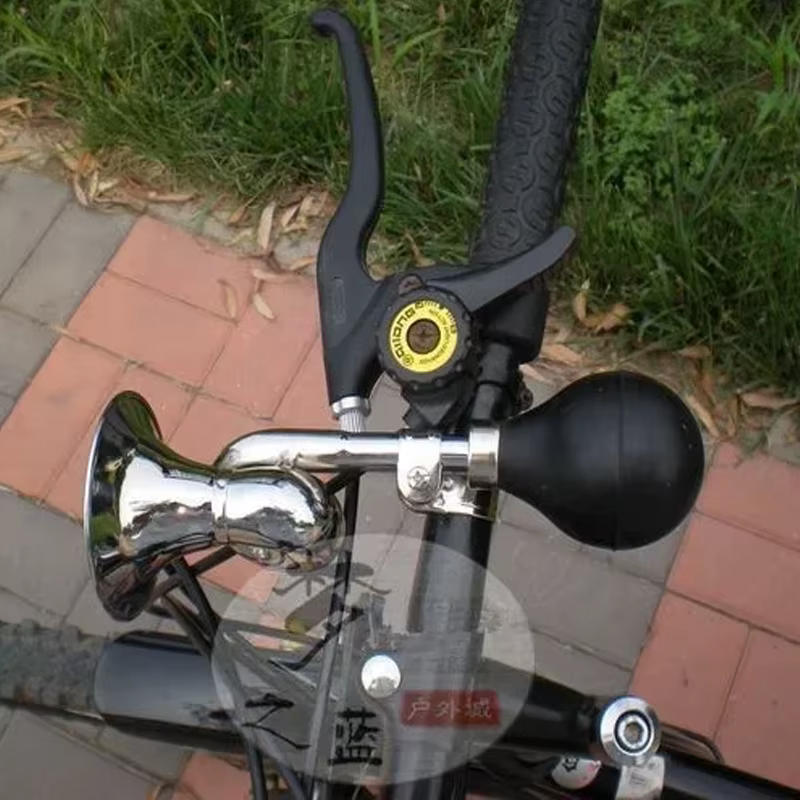 Sonnette de vélo vintage, klaxon à air, pièces de vélo rétro, accessoires de vélo