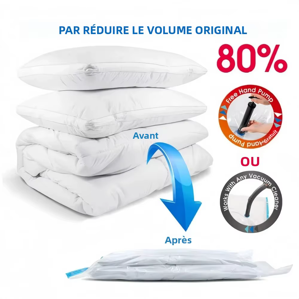 Sacs de rangement sous vide